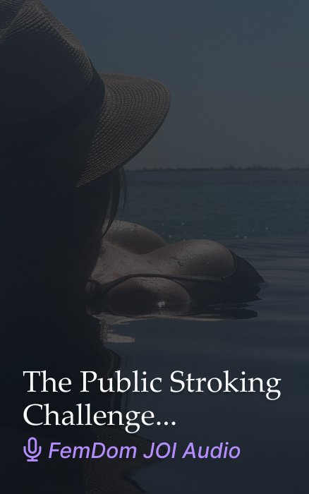 The Public Stroking Challenge Public JOI Audio