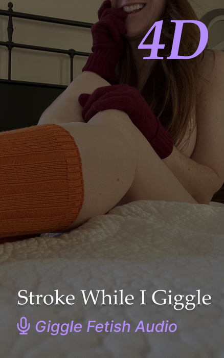Stroke While I Giggle 4D JOI Giggle Audio